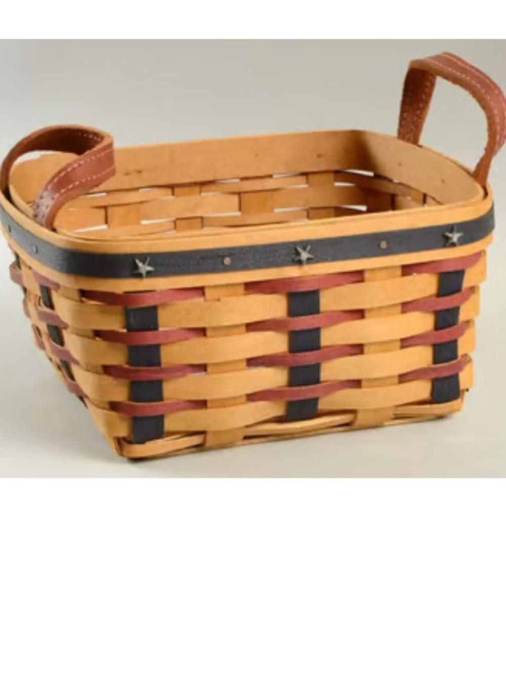 Vintage Longaberger Proudly American Medium Berry Basket.